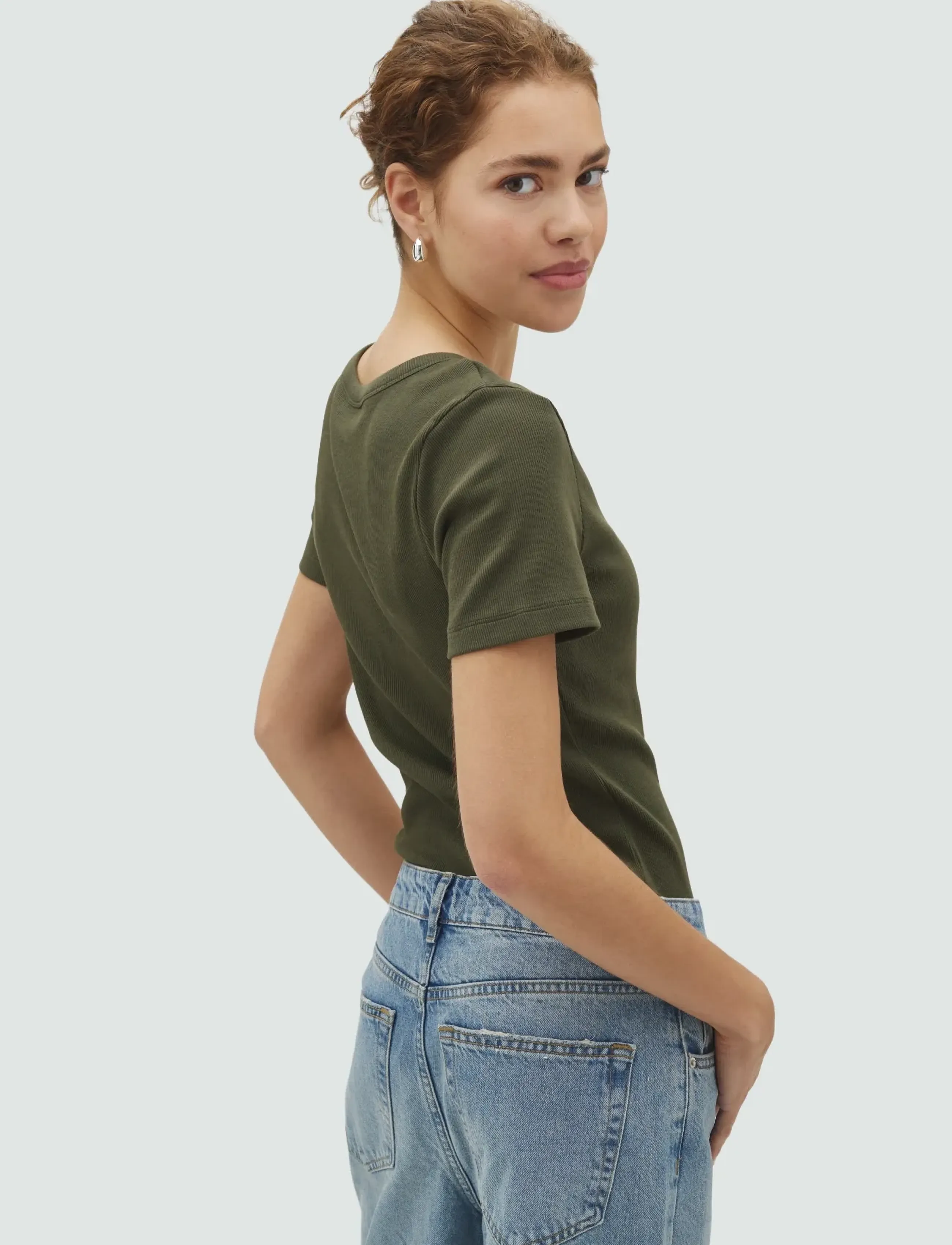 MBYM - Otis-M - t-shirts - warm olive - 4
