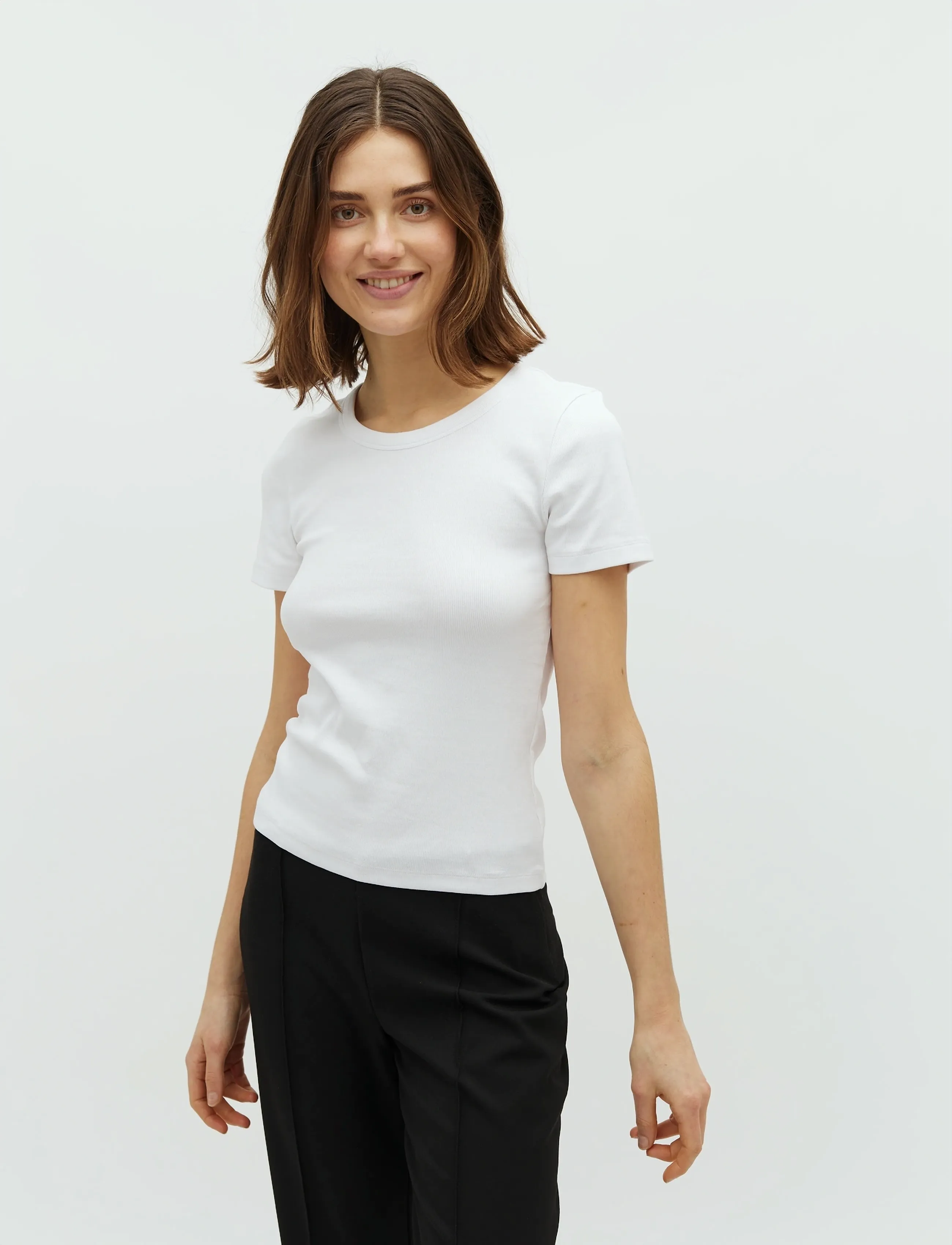 mbyM Otis-M - T-särgid ja alussärgid - WHITE / white