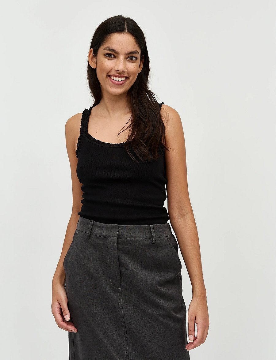 mbyM - Elinea-M - linnen - black - 0