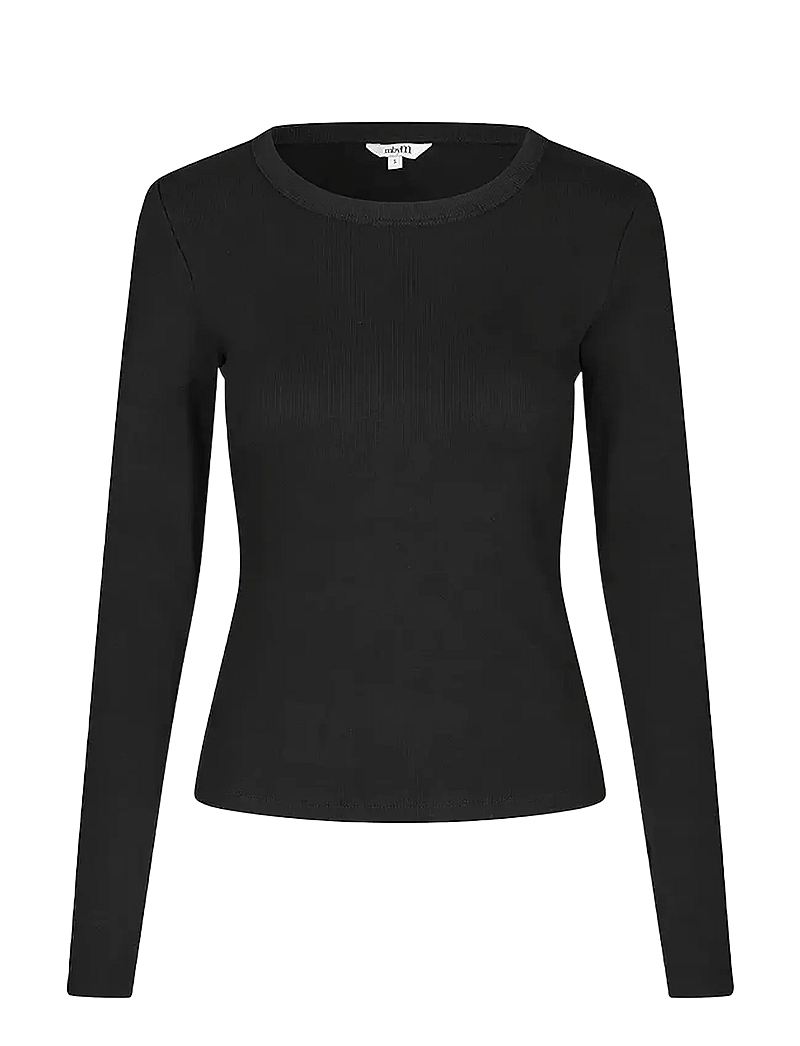 mbyM - Otis LS-M - langärmlige tops - black - 0