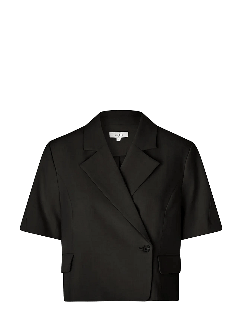 mbyM - Robina-M - cropped-blazer - black - 1