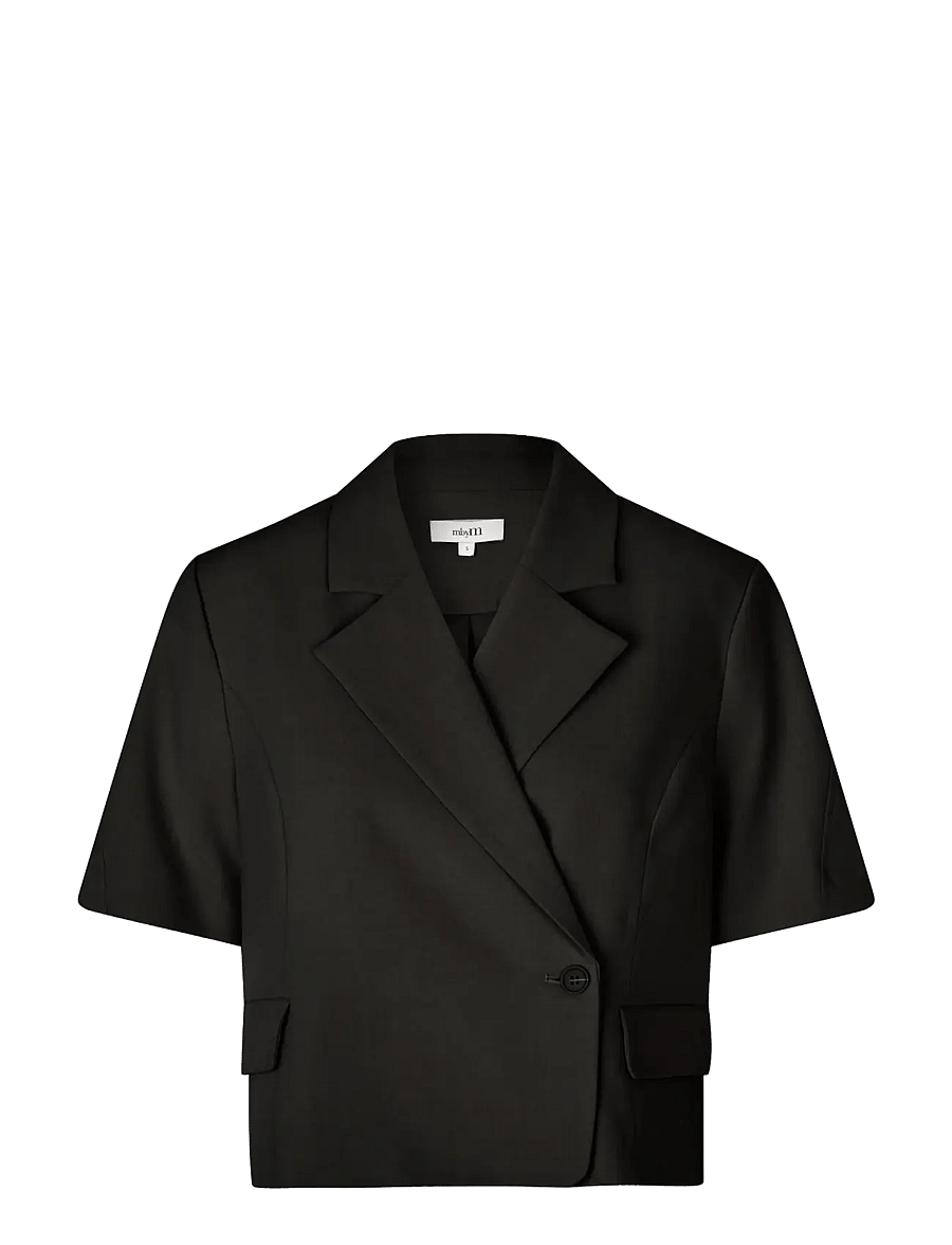 mbyM - Robina-M - cropped-blazer - black - 1