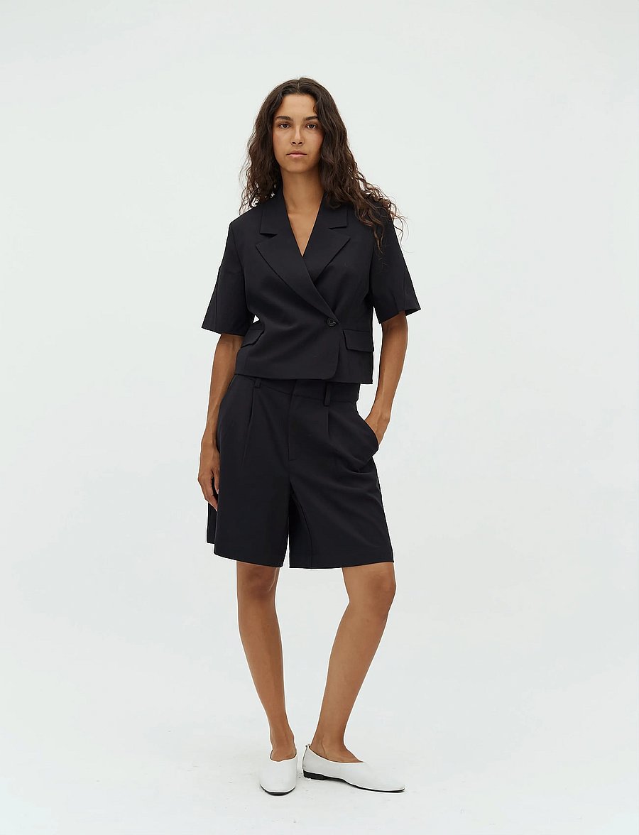 mbyM - Robina-M - cropped-blazer - black - 3