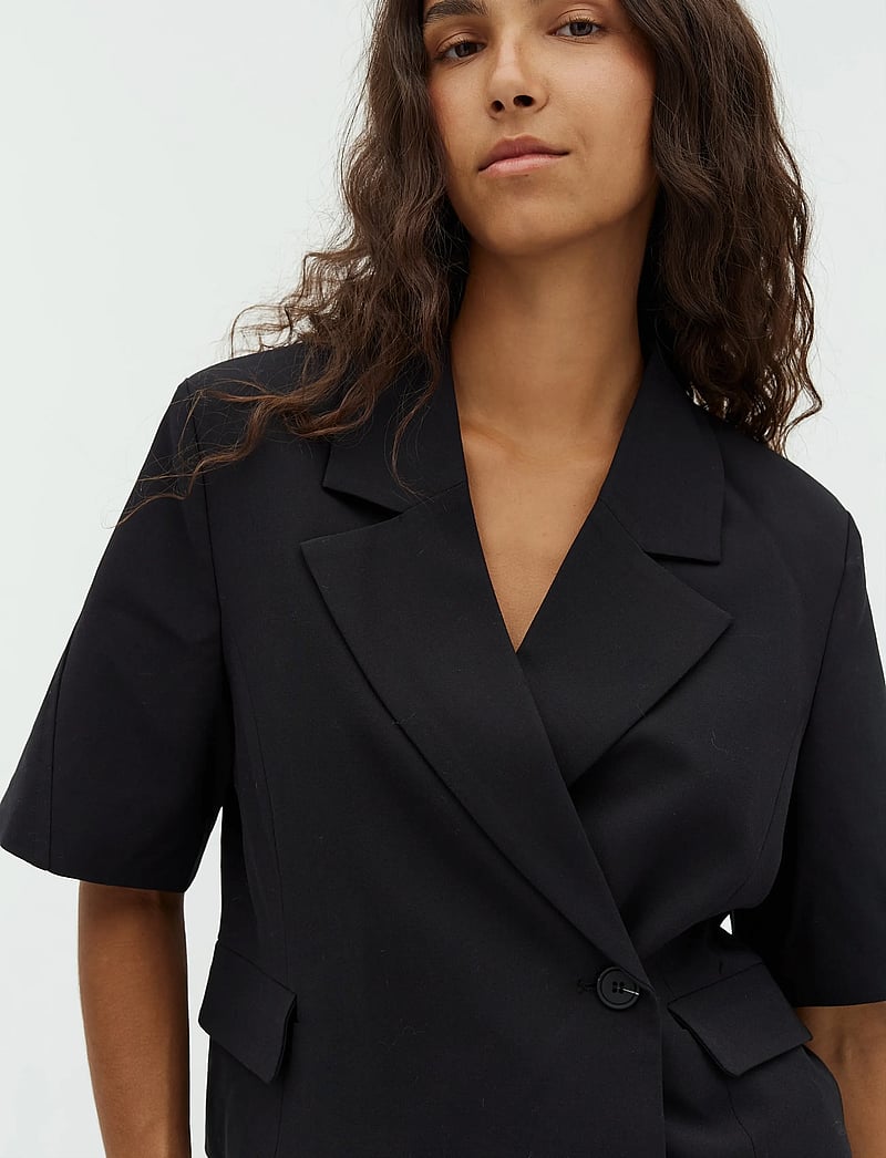 mbyM - Robina-M - cropped-blazer - black - 4