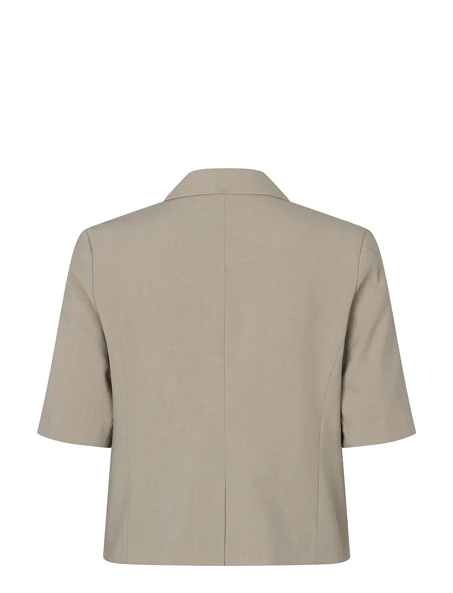 mbyM - Robina-M - cropped-blazer - light sand - 1