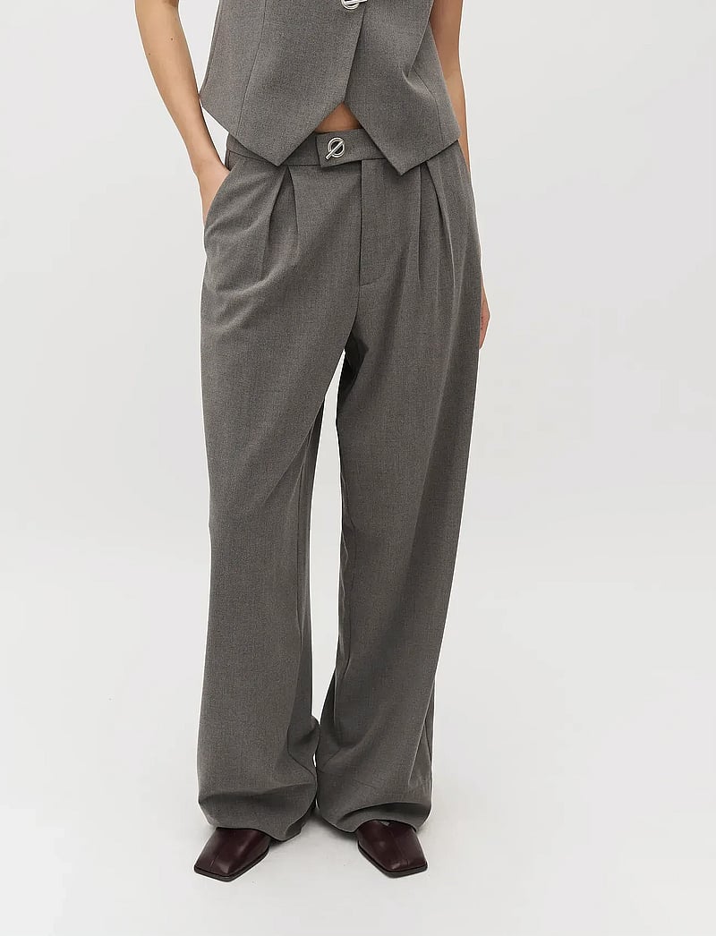 mbyM - Rosalyn-M - pidulikud püksid - medium melange - 3