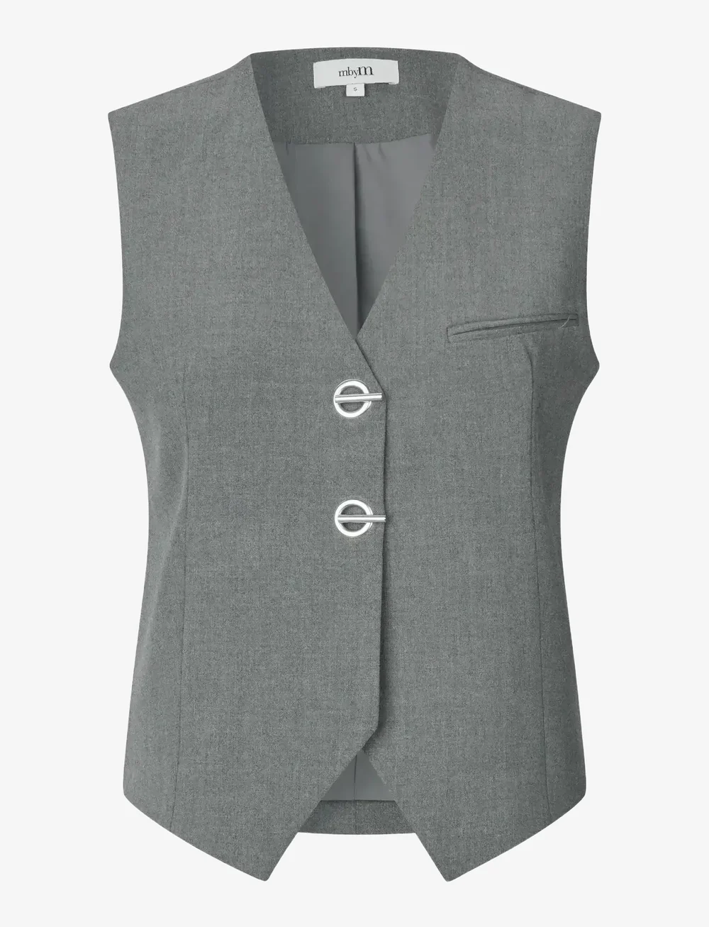 mbyM - Aleia-M - waistcoats - medium melange - 1