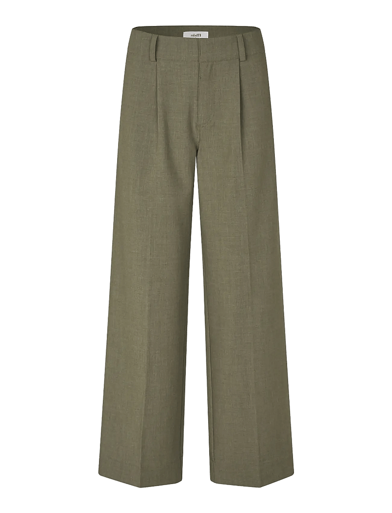 mbyM - Farin-M - hosen mit weitem bein - dusty olive melange - 1