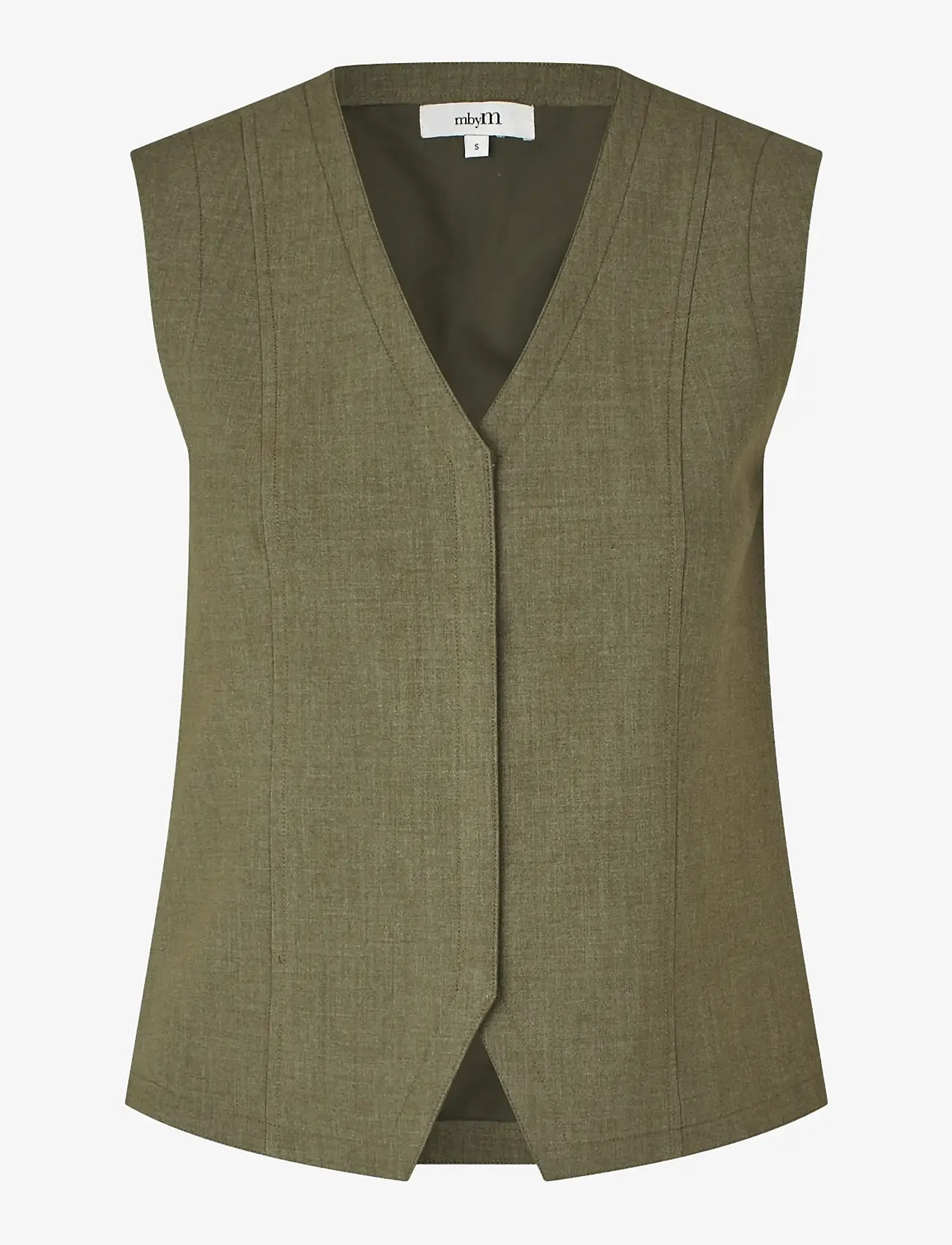 mbyM - Flavina-M - Ülikonna vestid - dusty olive melange - 1