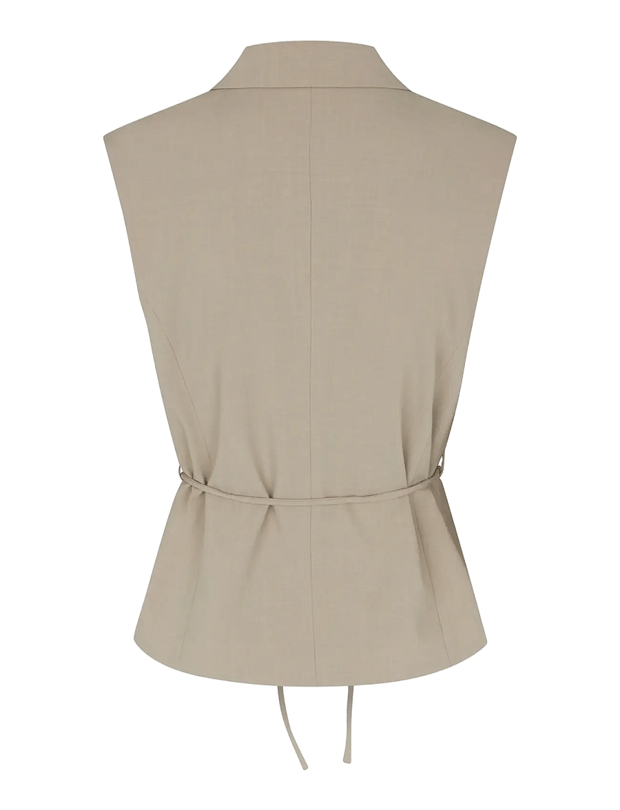 mbyM - Evelora-M - Ärmlösa blusar - light sand - 2