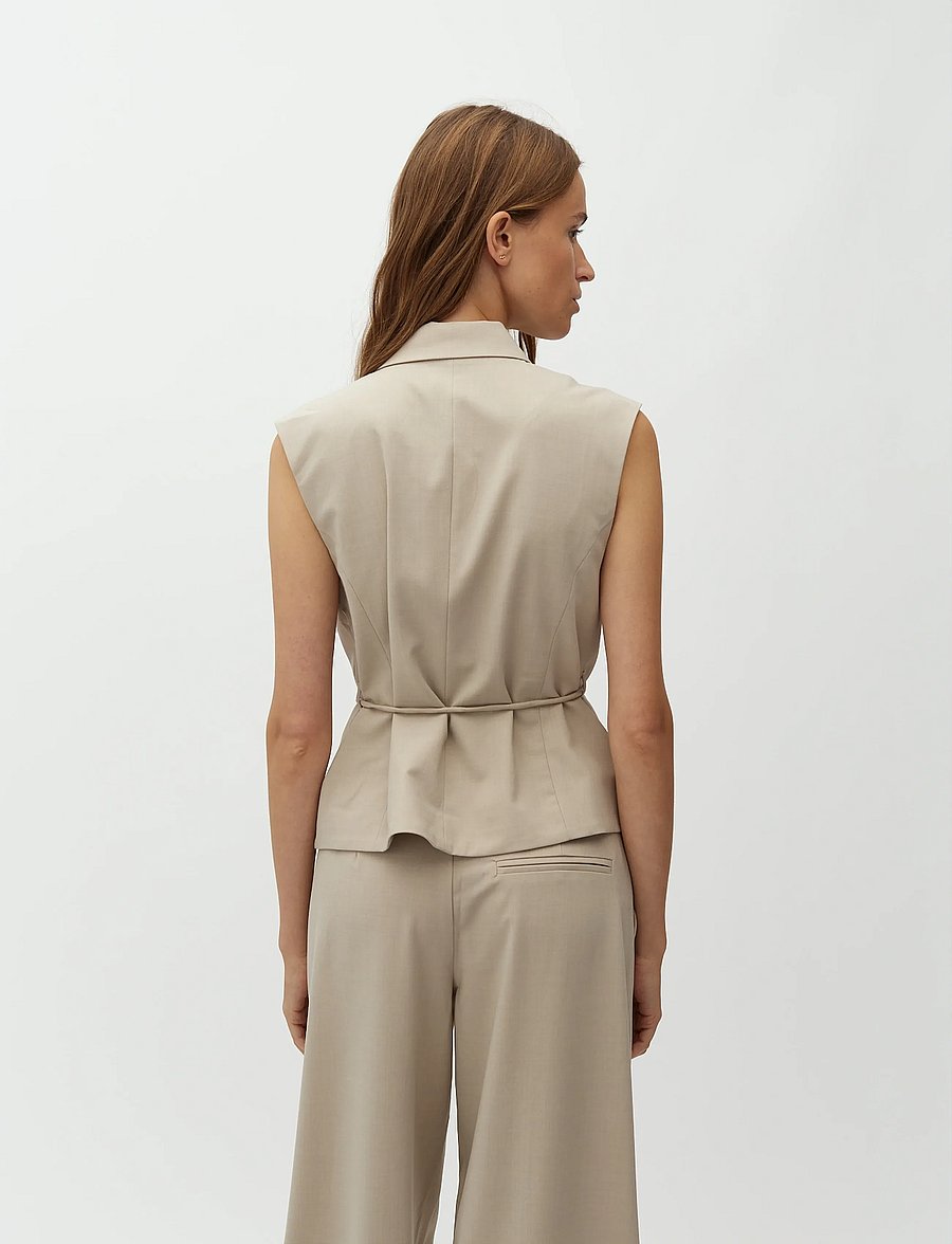 mbyM - Evelora-M - Ärmlösa blusar - light sand - 5