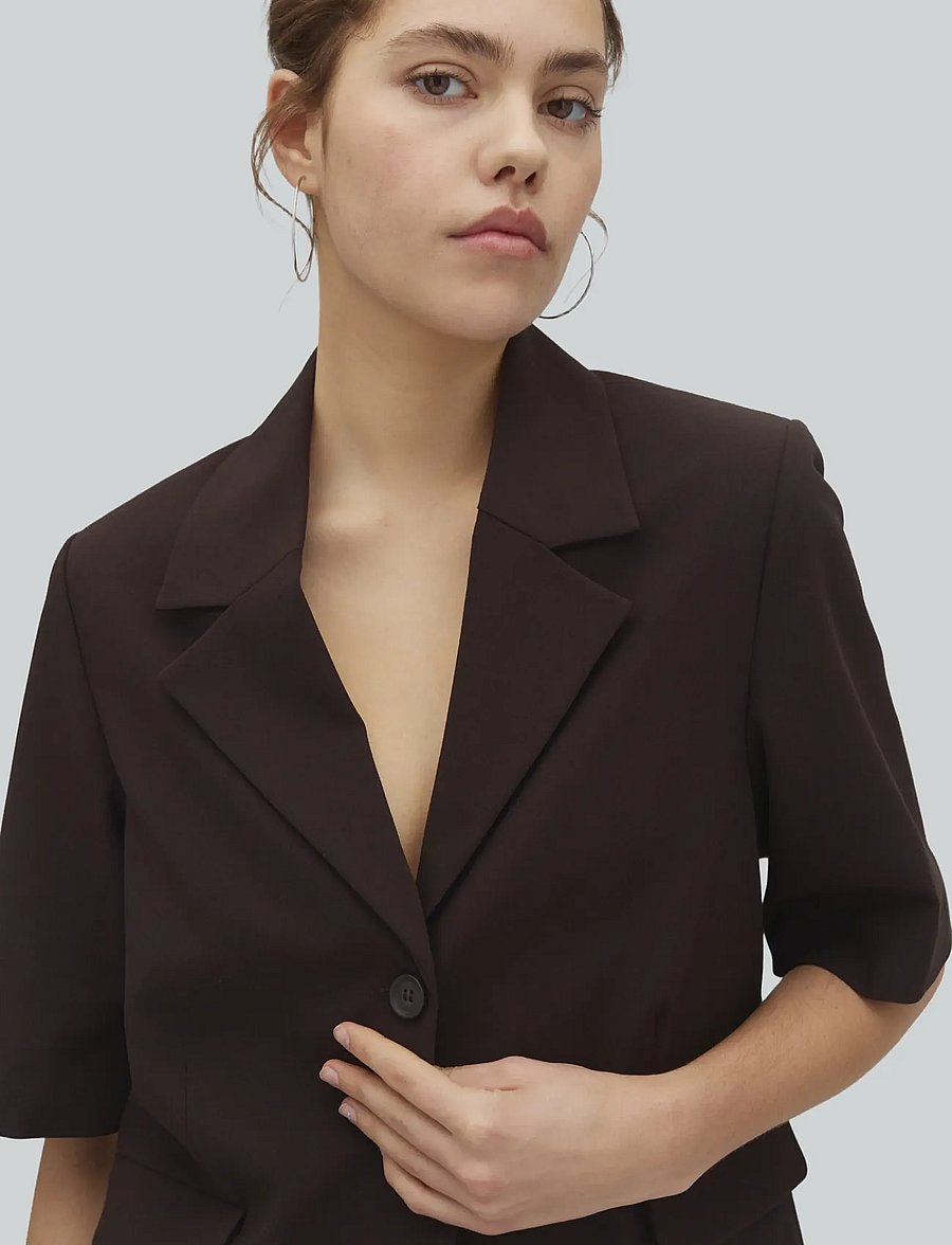 MBYM - Morven-M - einreihige blazer - java - 3