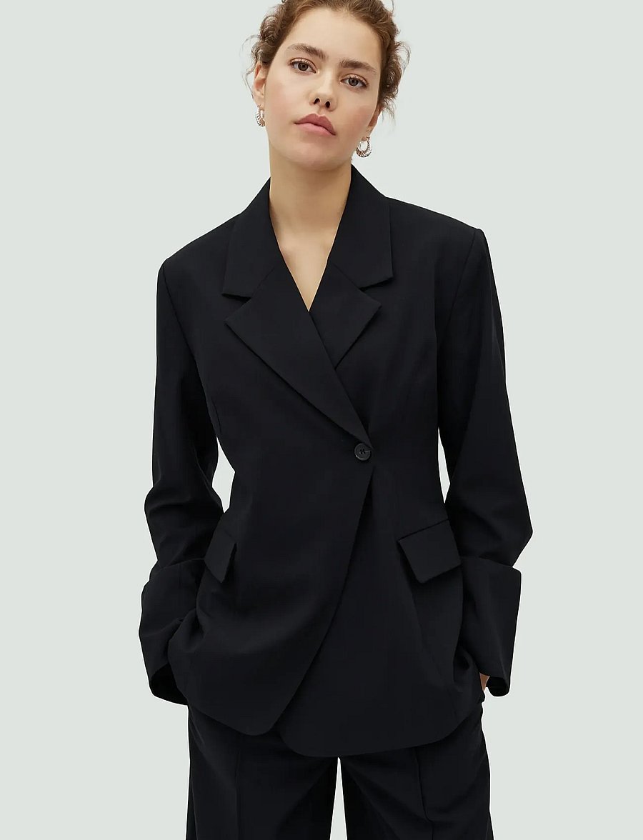 MBYM - Frame-M - zweireihige blazer - black - 0