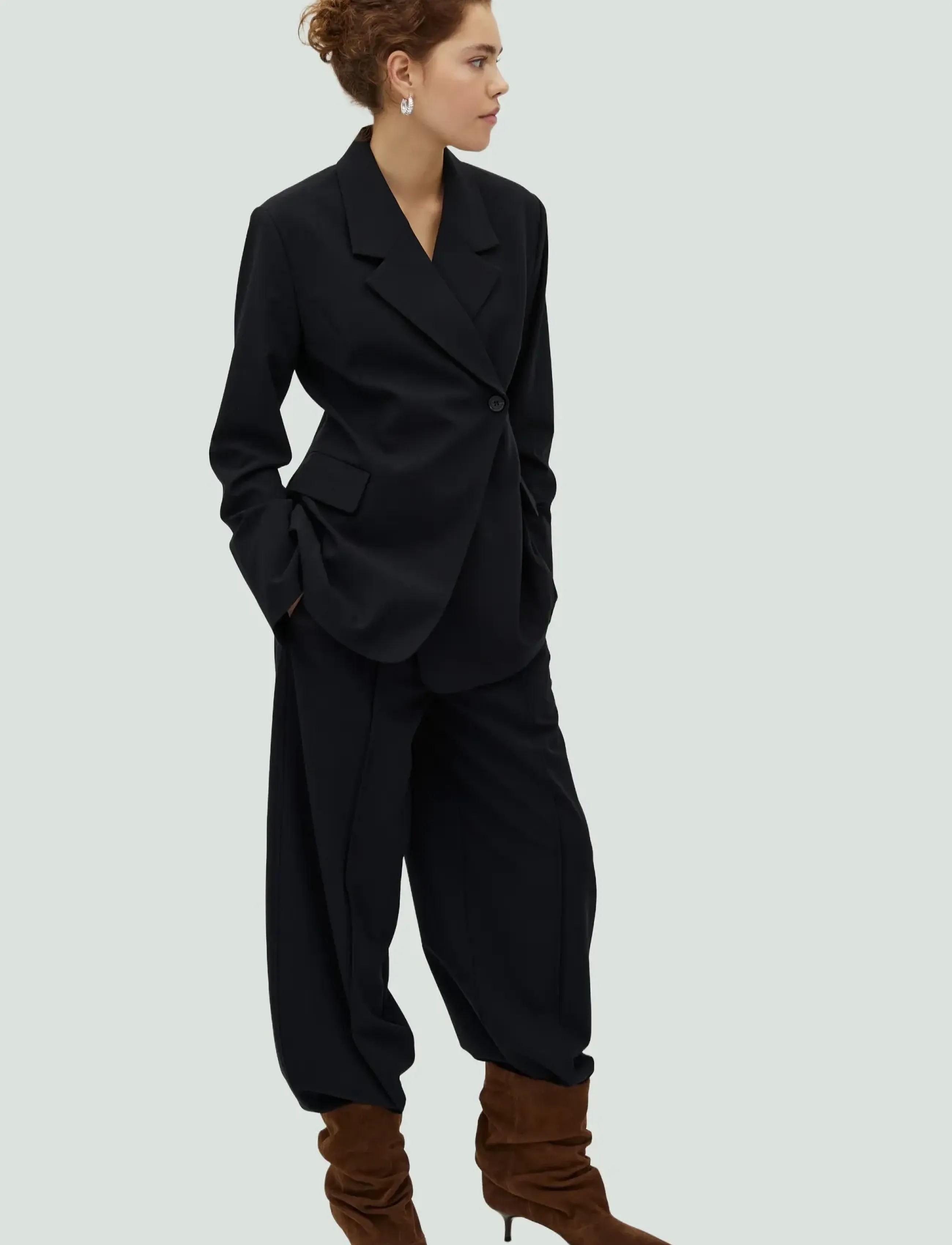 MBYM - Frame-M - zweireihige blazer - black - 4