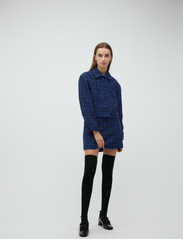 mbyM - Vivika-M - festklær til outlet-priser - blue houndstooth - 3