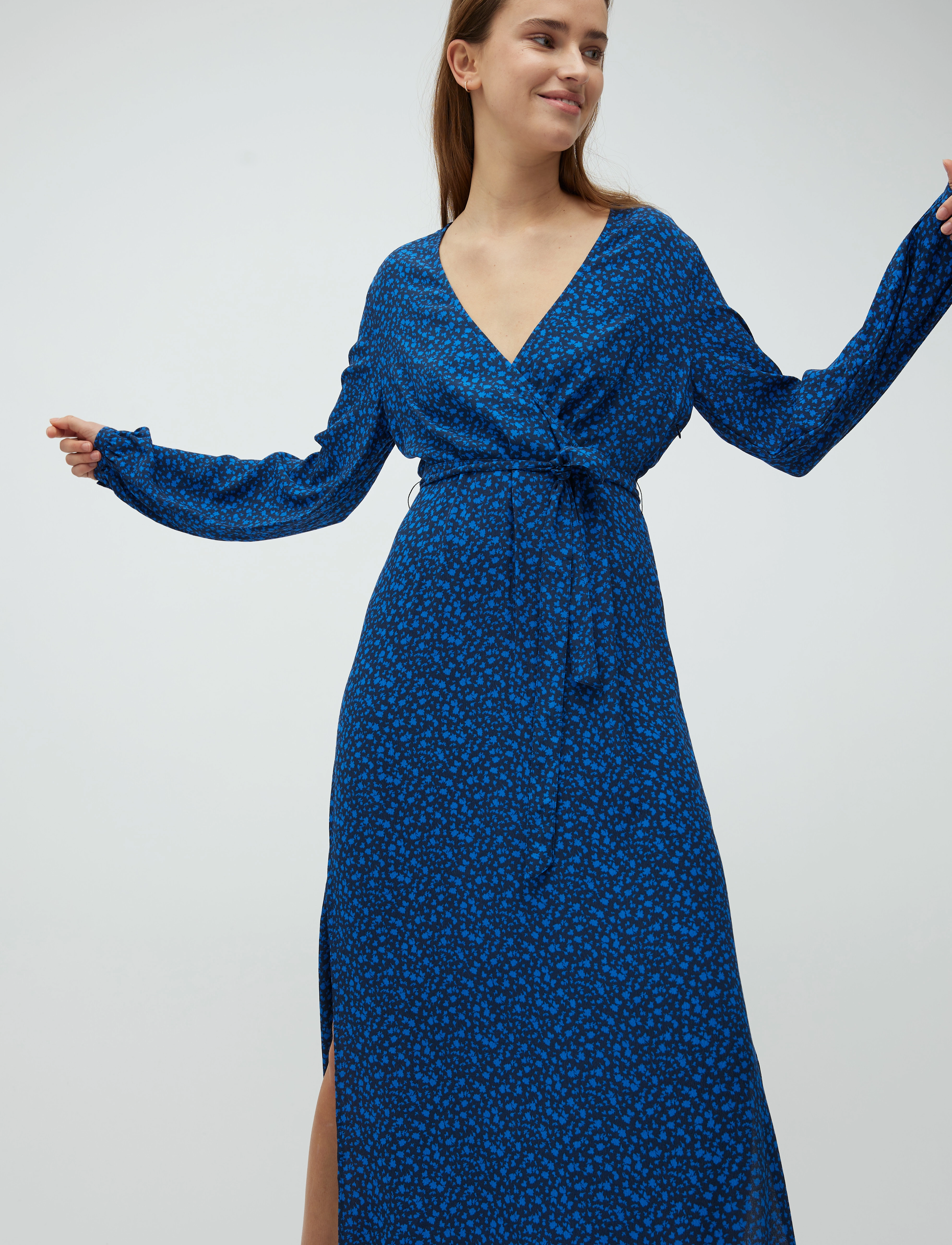 mbyM - Sameer-M - maxiklänningar - sevitta print blue - 5