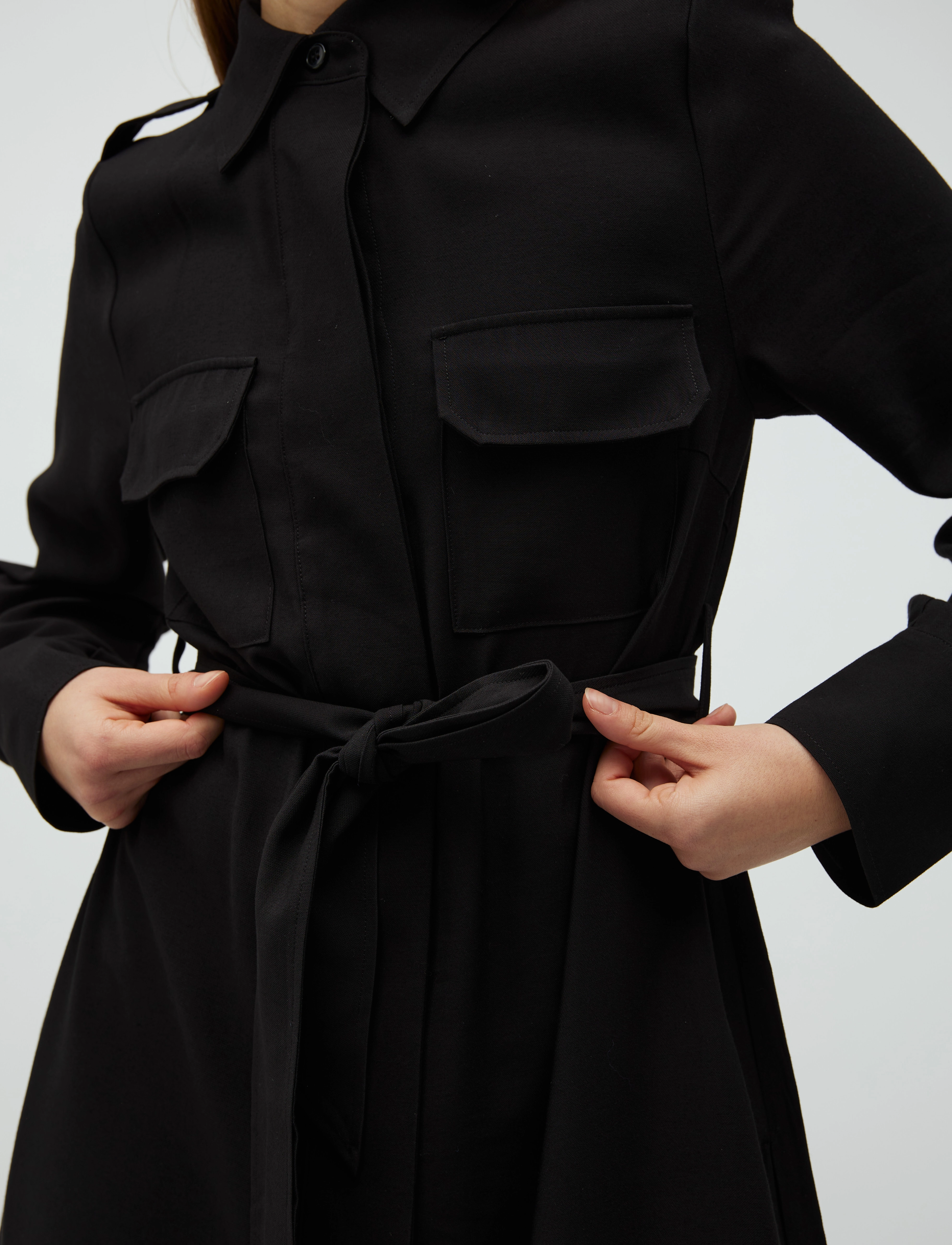 mbyM - Bilena-M - skjortekjoler - black - 4