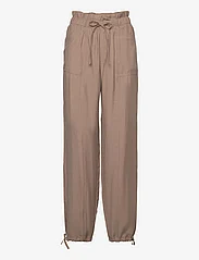mbyM - Darelia-M - wide leg trousers - fossil brown - 0