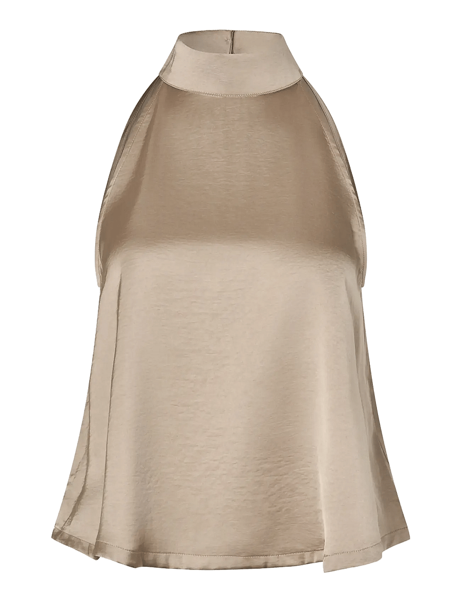 mbyM - Zuzeel-M - sleeveless blouses - sand grey - 1