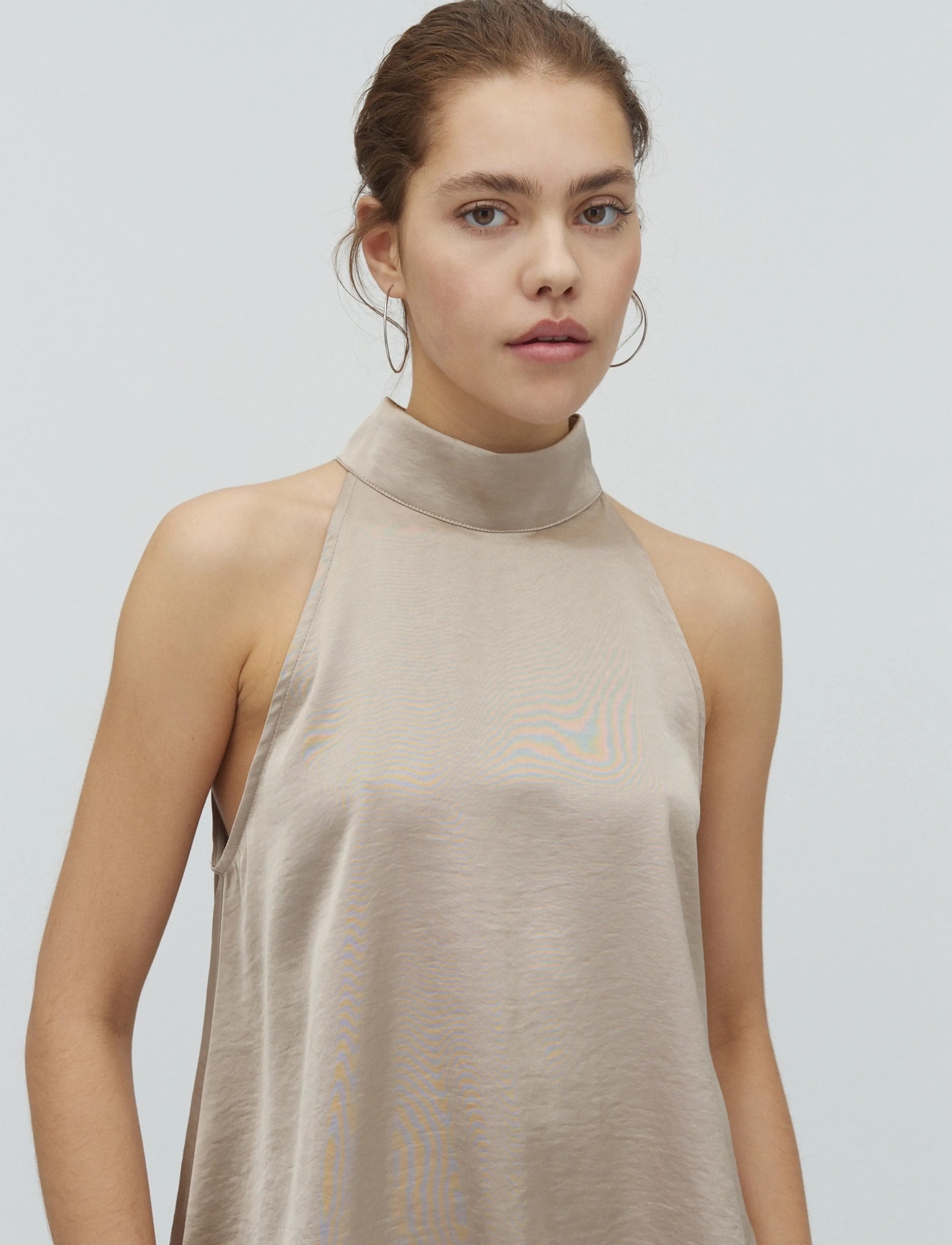 mbyM - Zuzeel-M - Ærmeløse bluser - sand grey - 3