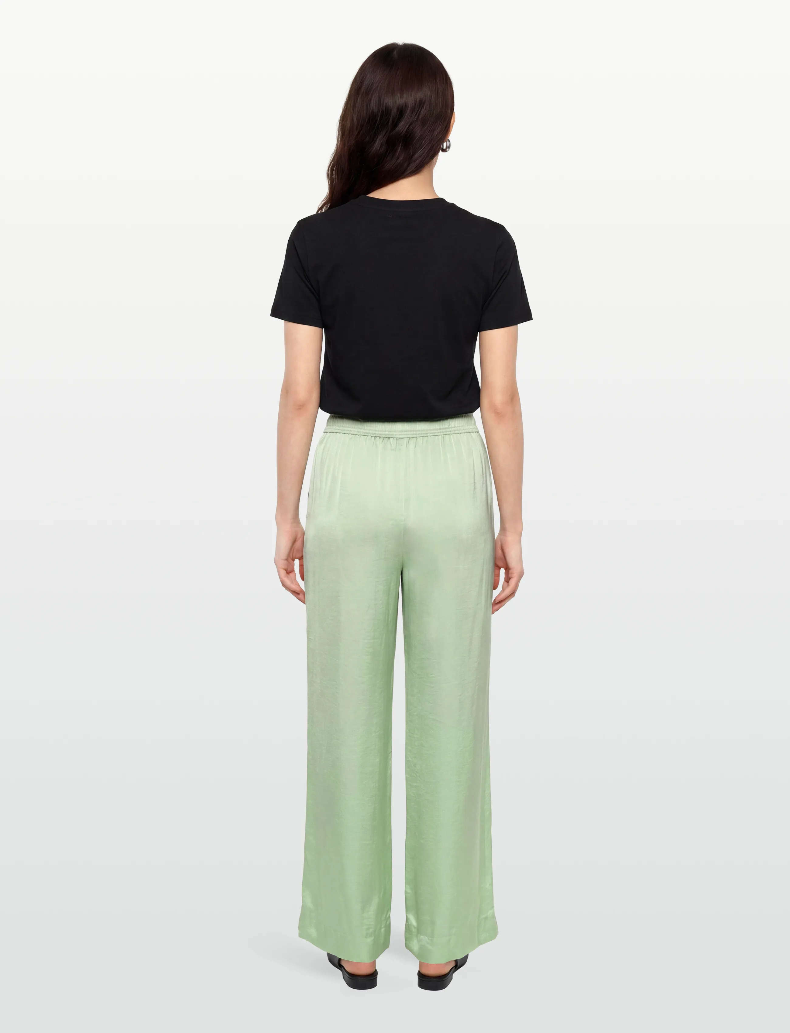 mbyM - Asaka-M - straight leg hosen - green smoke - 4