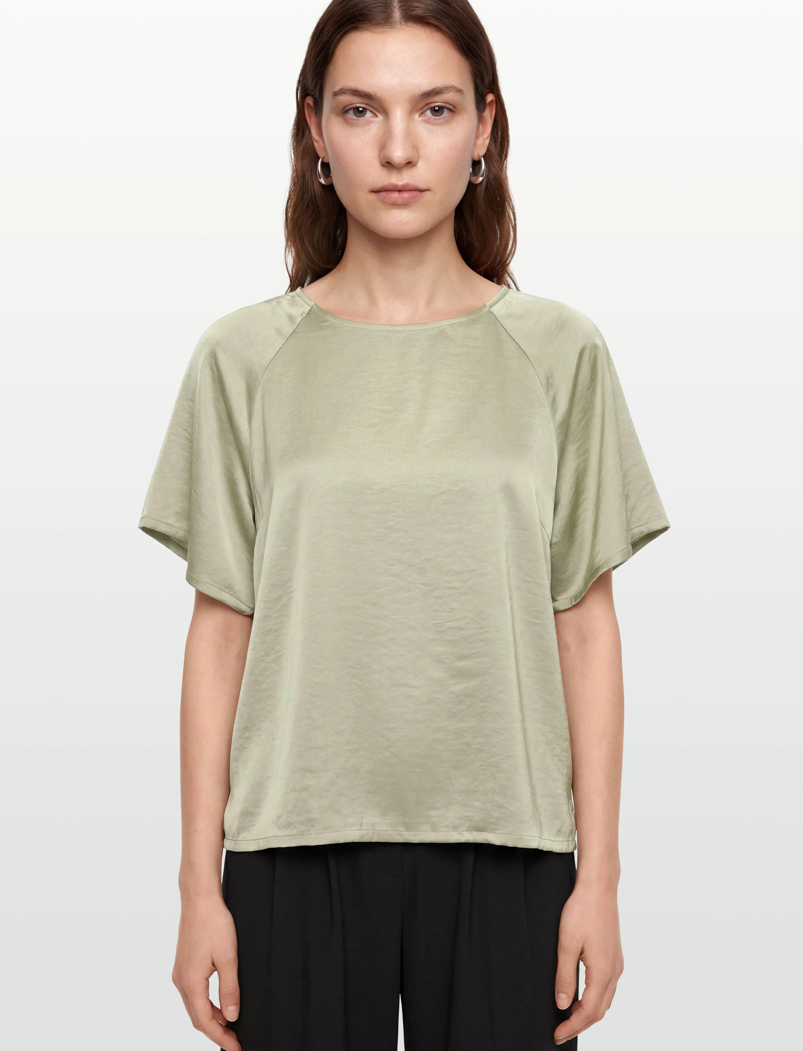 mbyM - Damik-M - kurzämlige blusen - sand grey - 3