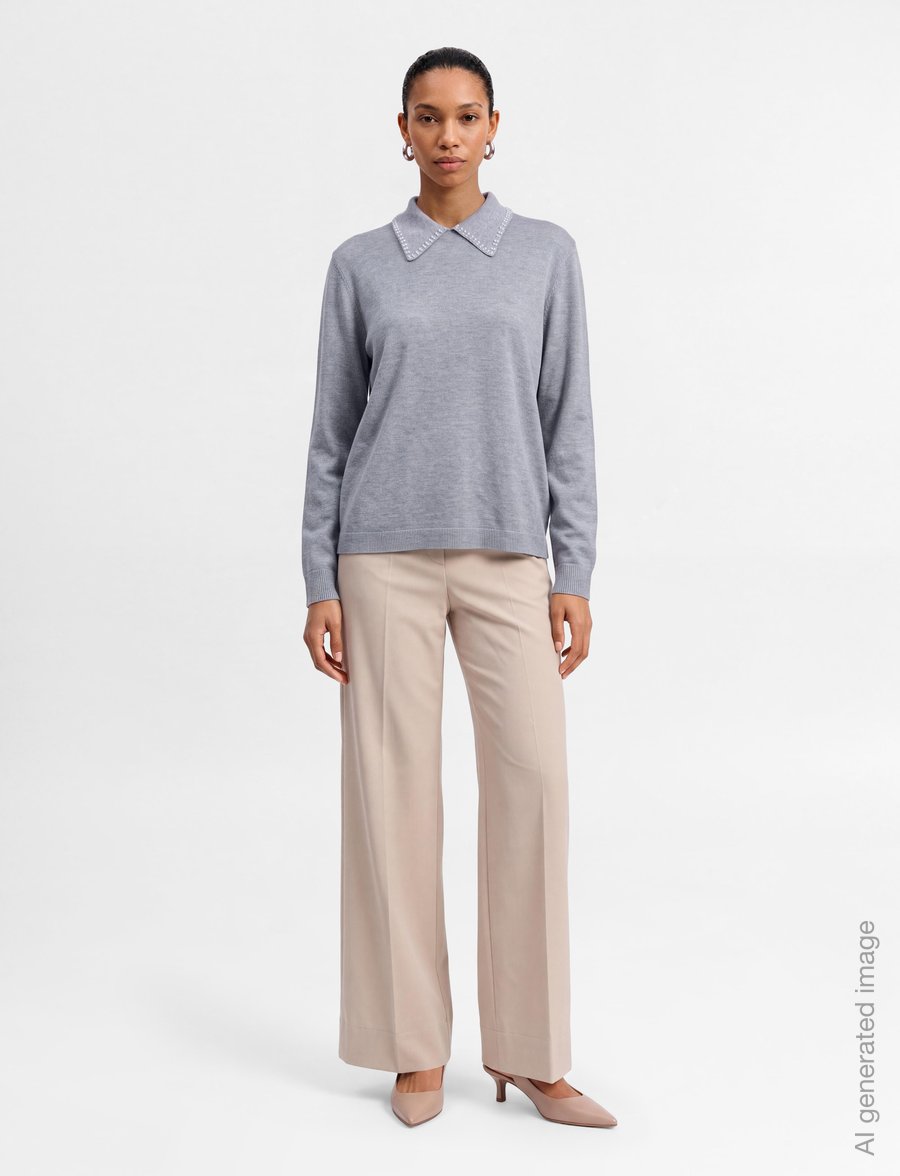 MBYM - Polana-M - jumpers - light grey melange - 0