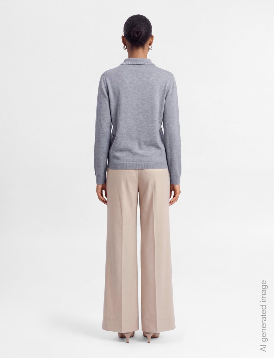 MBYM - Polana-M - jumpers - light grey melange - 4