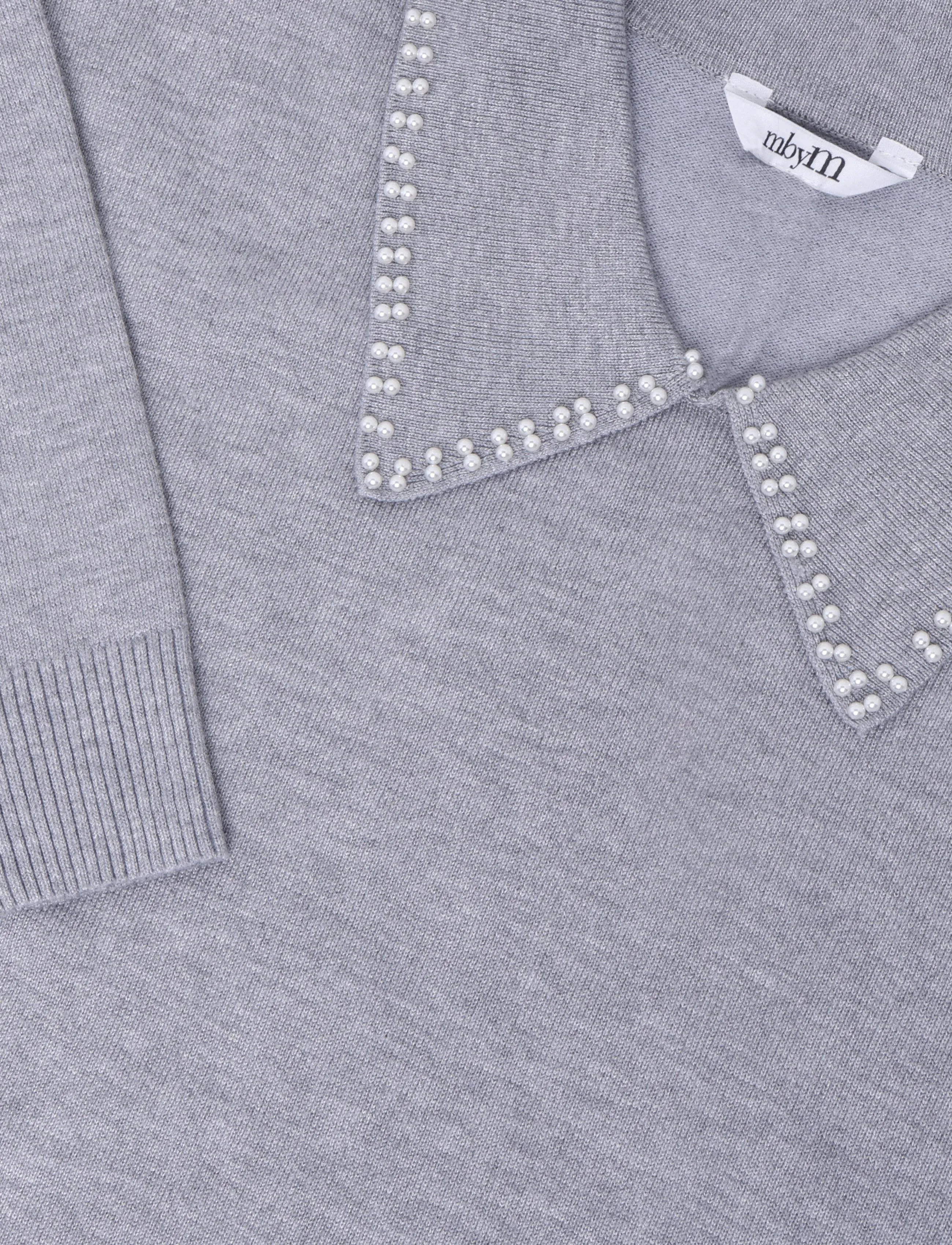 MBYM - Polana-M - pullover - light grey melange - 2