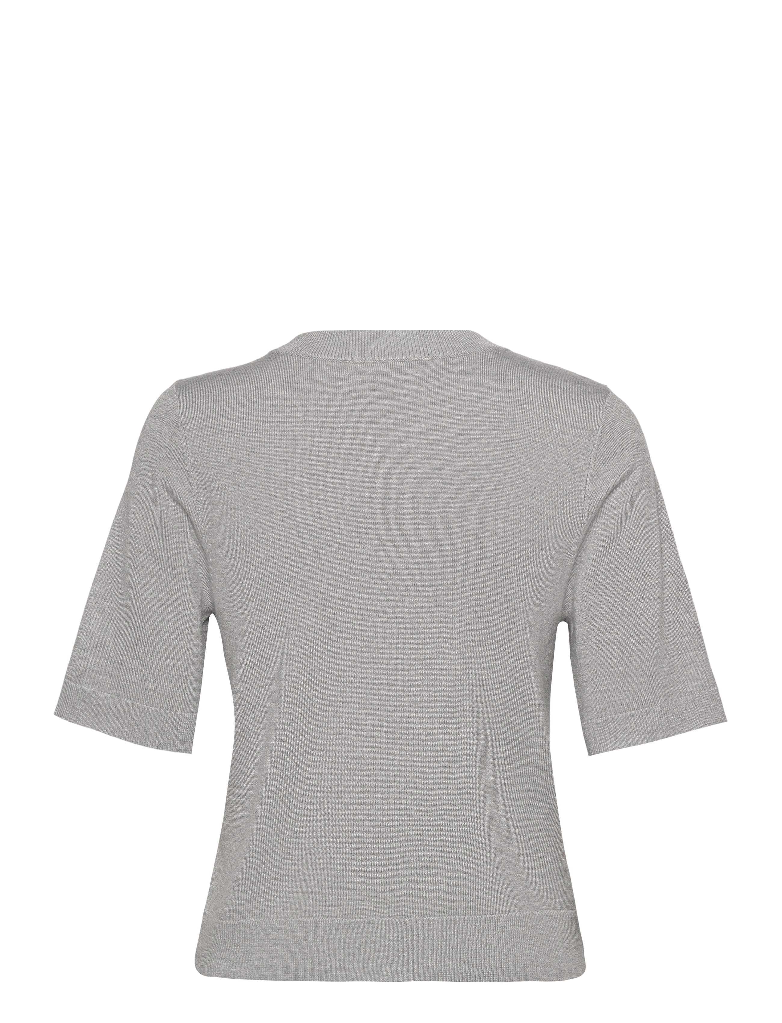 mbyM - Carla-M - strikkegensere - light grey melange - 1