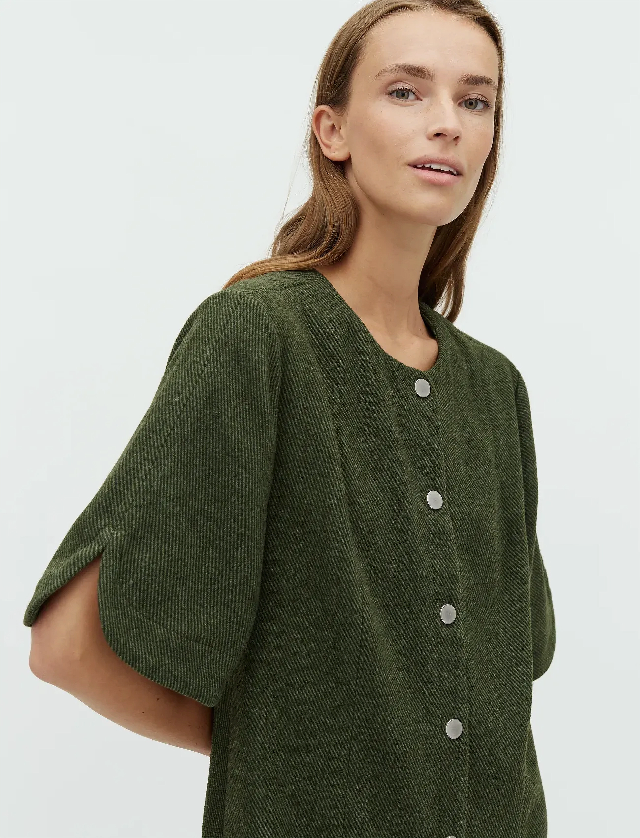 mbyM - Baomino-M - shirt dresses - army twill - 3