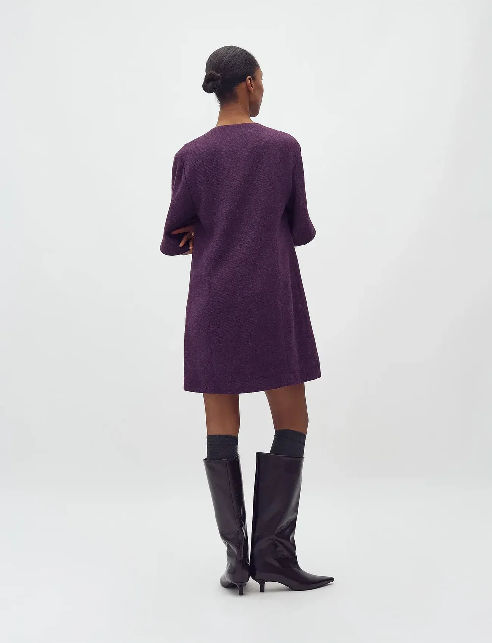 mbyM - Baomino-M - skjortklänningar - greystone twill - 3