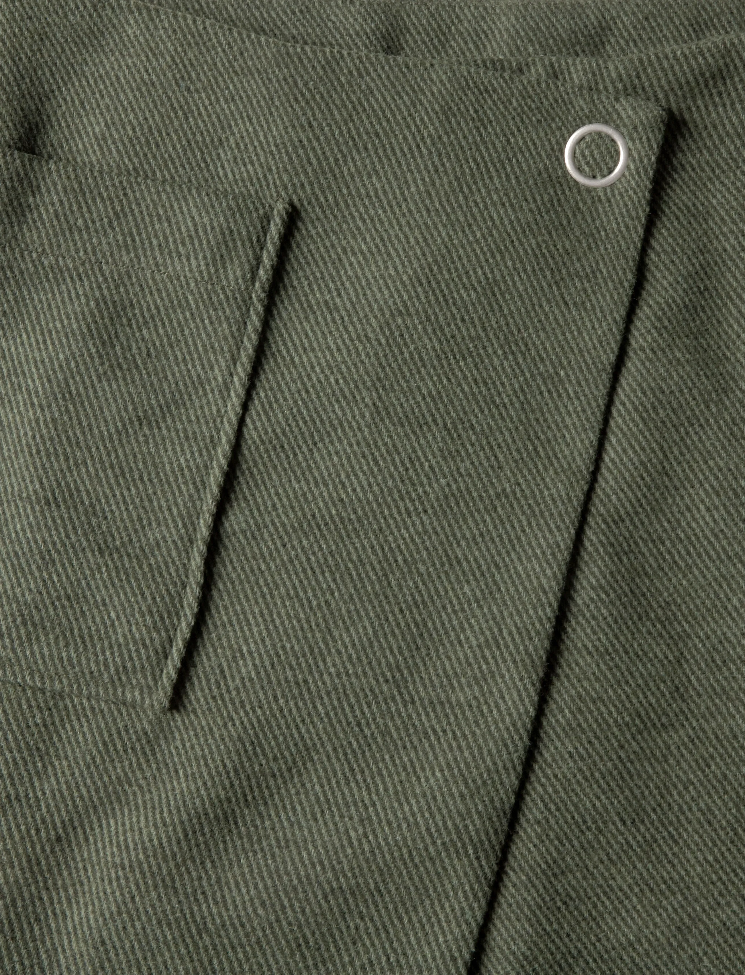 MBYM - Kayanna-M - korta kjolar - army twill - 2
