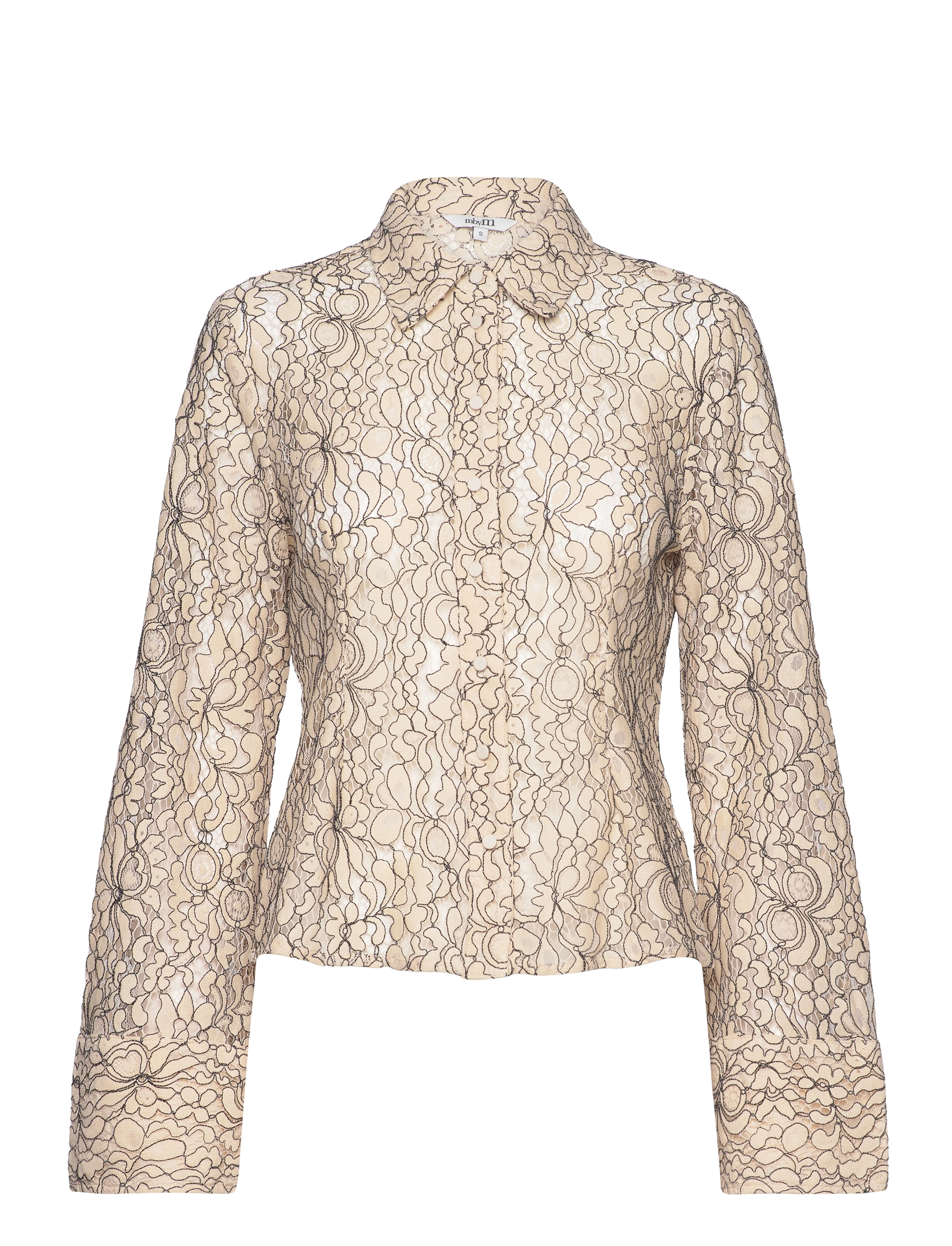 mbyM Giva-M - Bluser - CREMÉ BLACK COMBO / cream