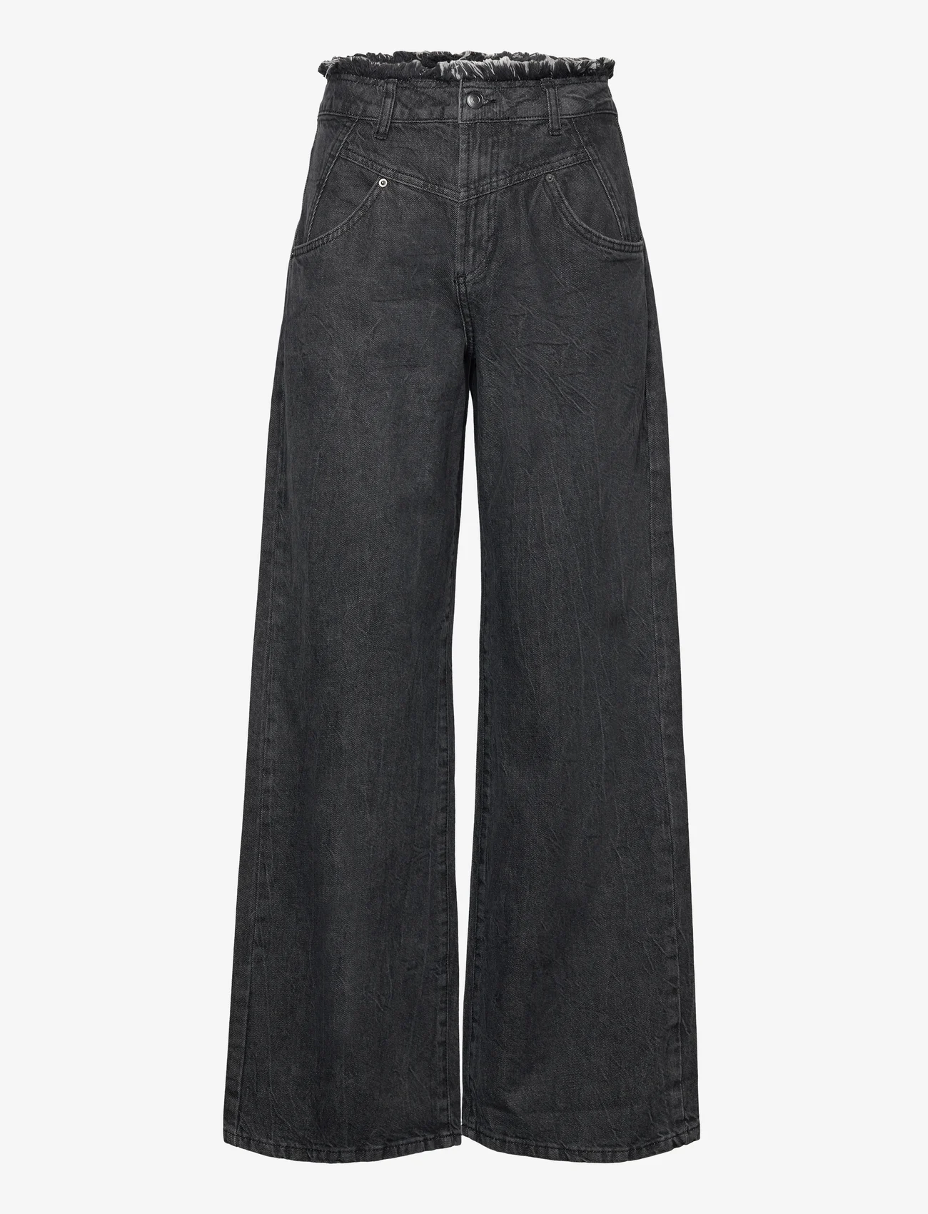 mbyM - Tamar-M - džinsa bikses ar platām starām - graphite gray wash - 0