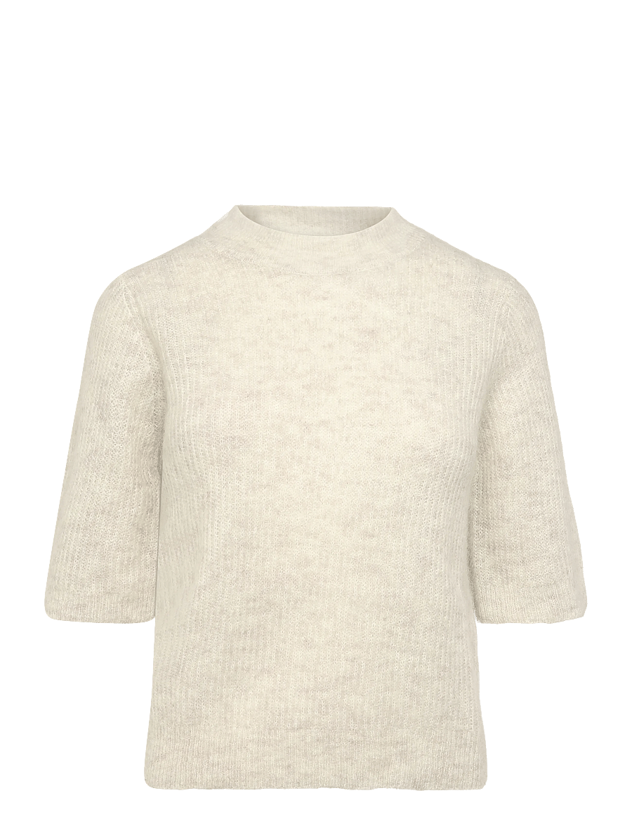 MBYM - Clara Crew-M - striktrøjer - oat melange - 0