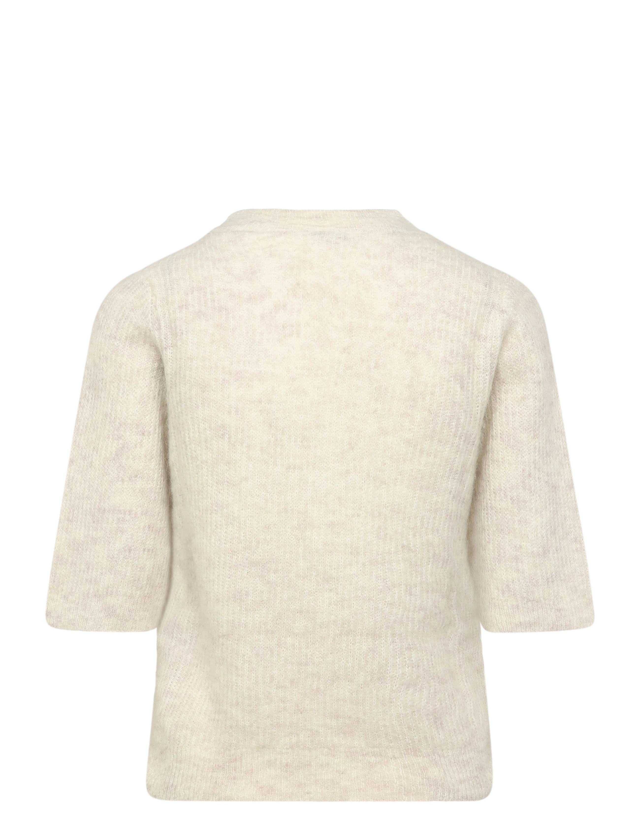 MBYM - Clara Crew-M - striktrøjer - oat melange - 1