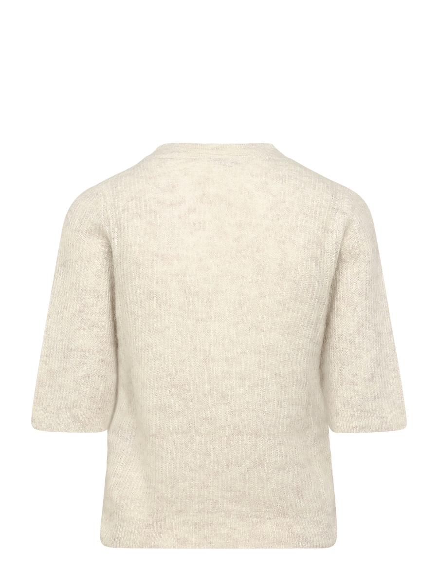 MBYM - Clara Crew-M - striktrøjer - oat melange - 1