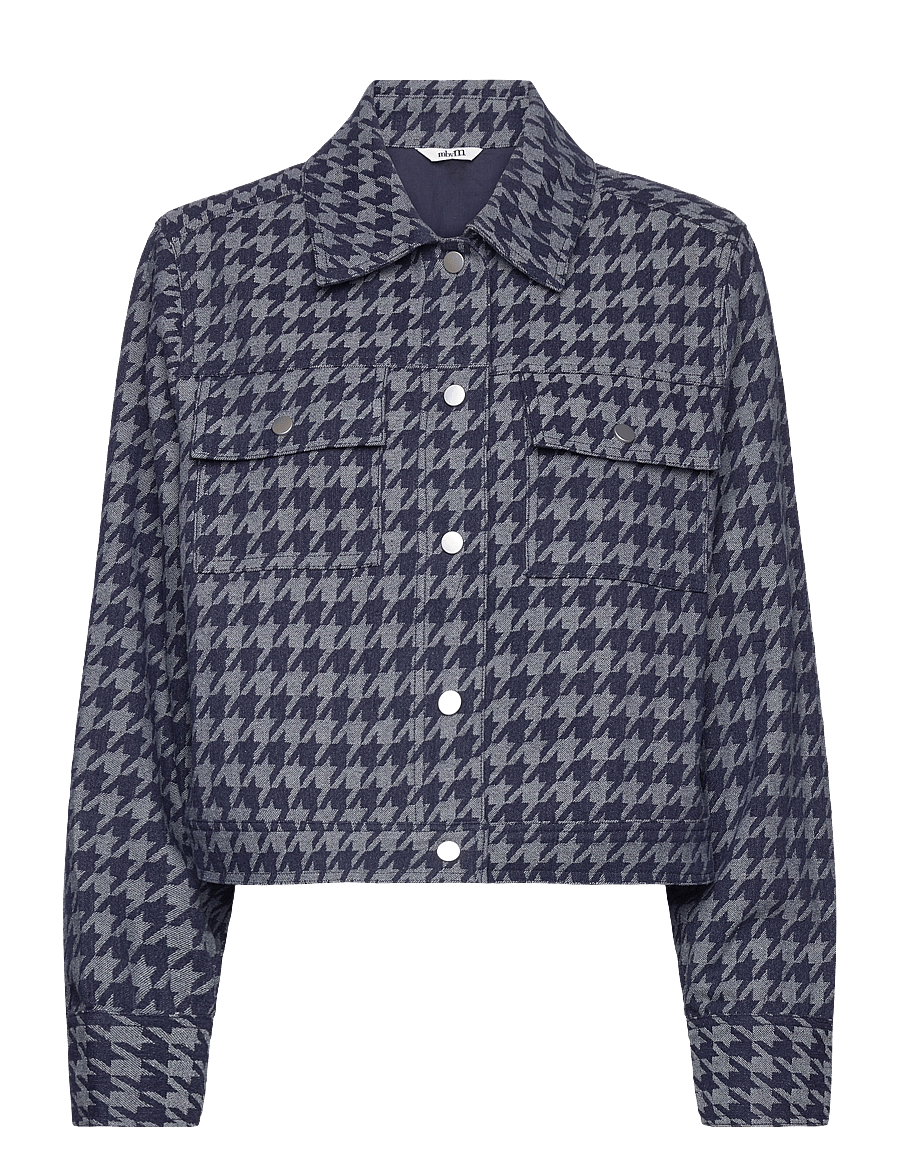 mbyM - Adliaya-M - denim houndstooth - 0