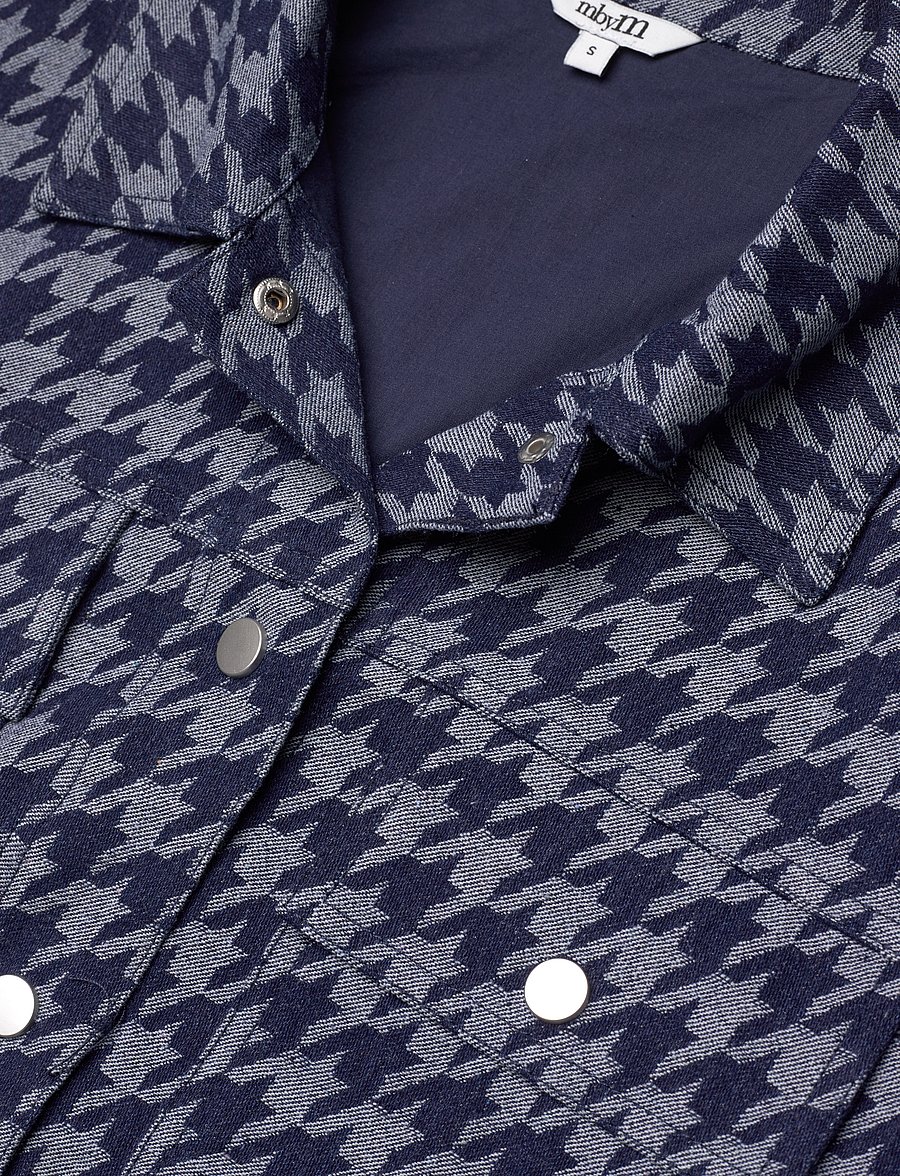 mbyM - Adliaya-M - denim houndstooth - 2