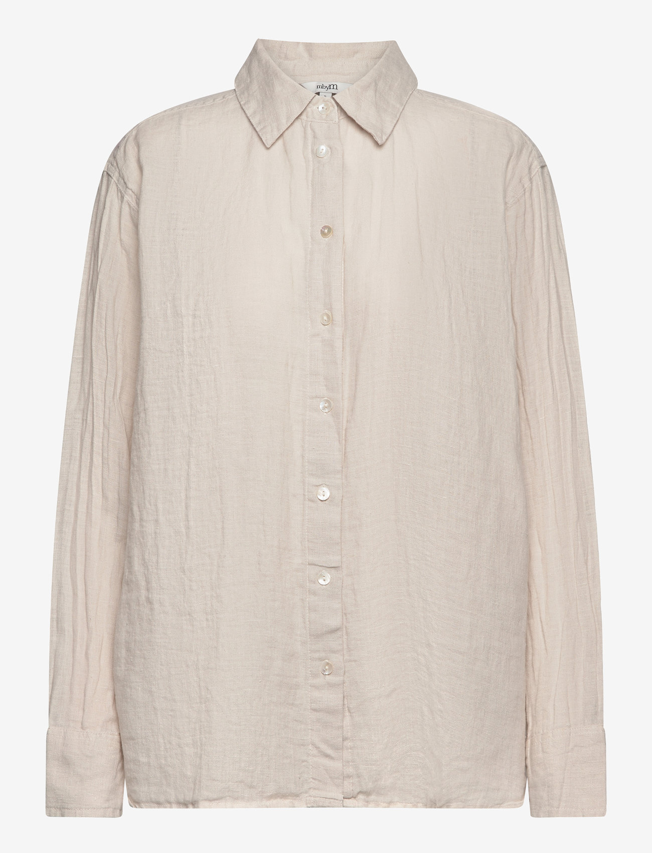 mbyM - Katana-M - hørskjorter - grey sand - 0