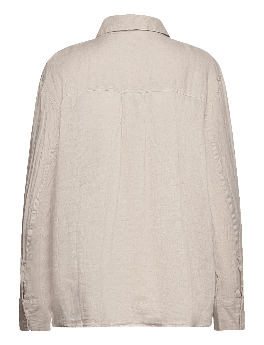 mbyM - Katana-M - leinenhemden - grey sand - 2