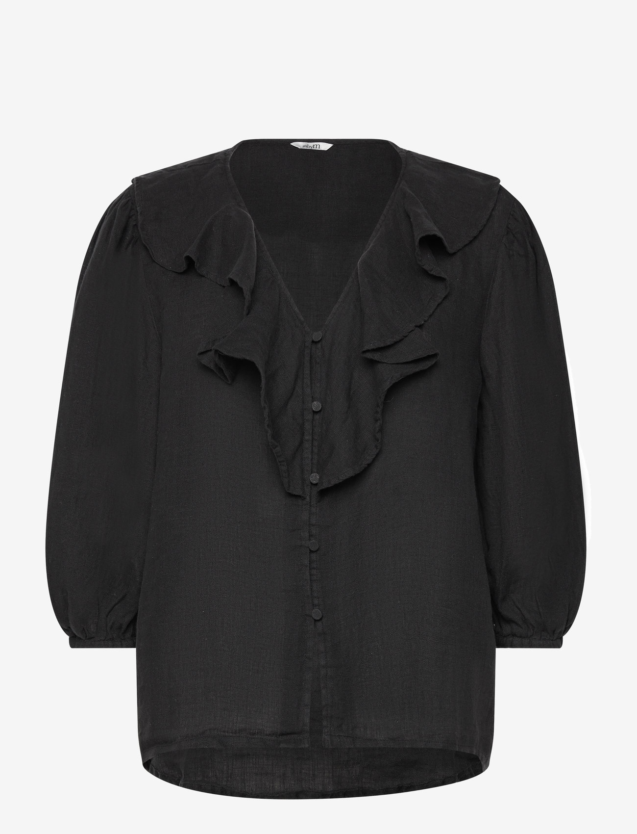 mbyM - Santino-M - kurzämlige blusen - black - 0