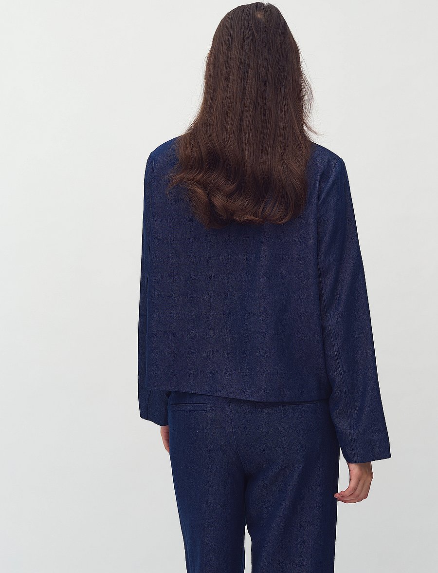 mbyM - Yoshi-M - overshirts - dark denim - 4
