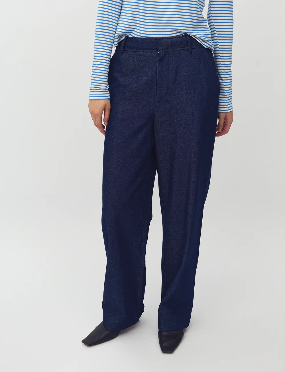 mbyM - Madelyn-M - vida byxor - dark denim - 0