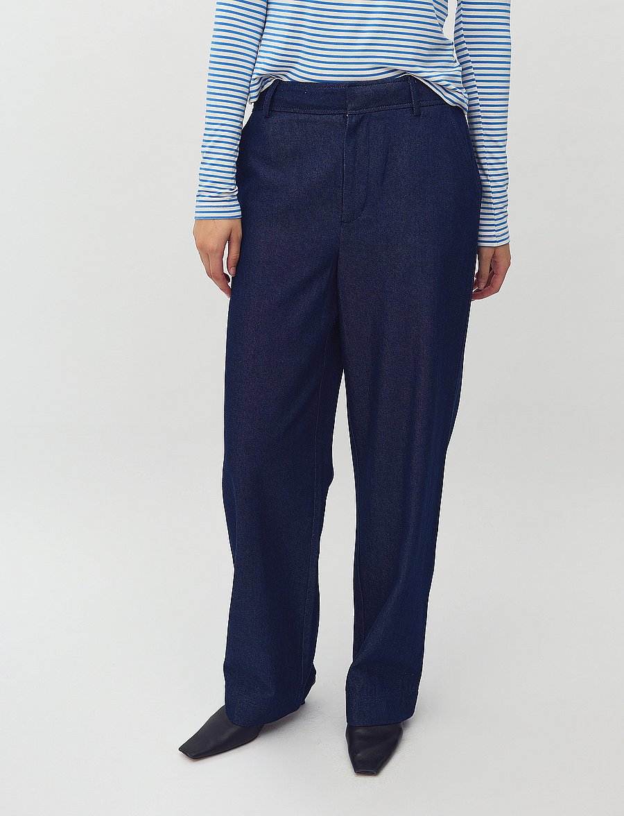 mbyM - Madelyn-M - vida byxor - dark denim - 0