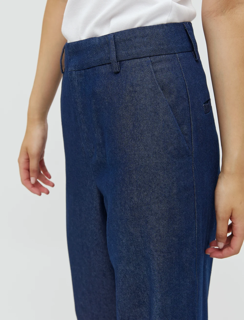 mbyM - Madelyn-M - vida byxor - dark denim - 4