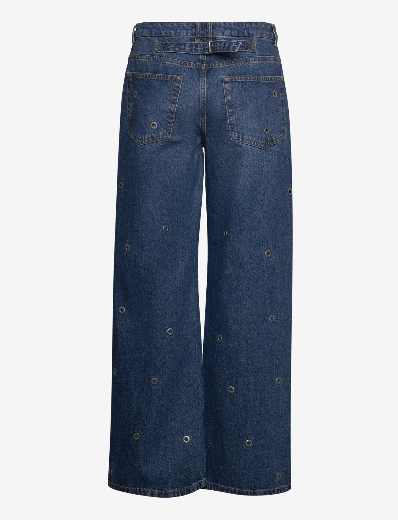 mbyM - Nilvana-M - wide leg jeans - vintage blue wash - 1