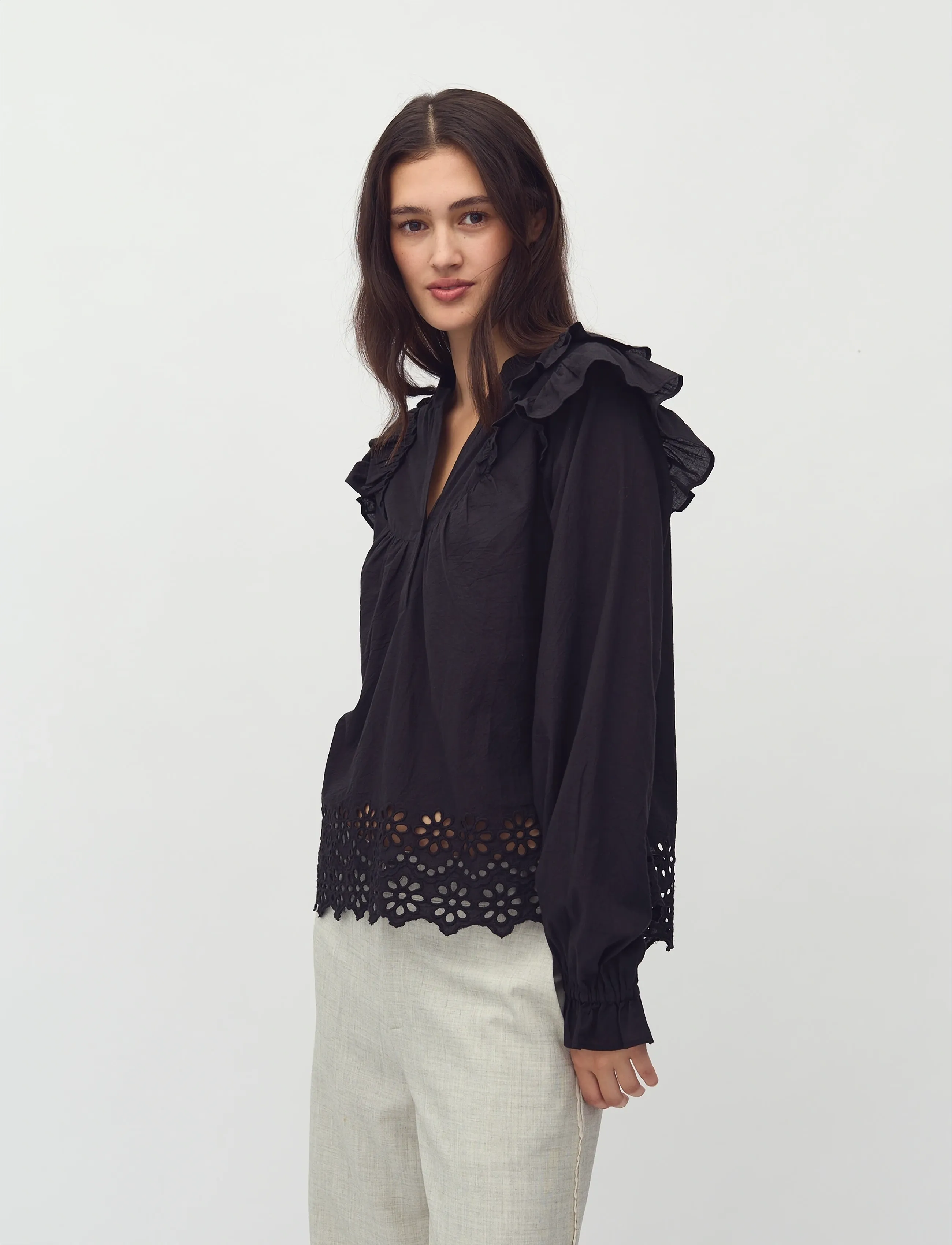 mbyM - Natia-M - blouses à manches longues - black - 3