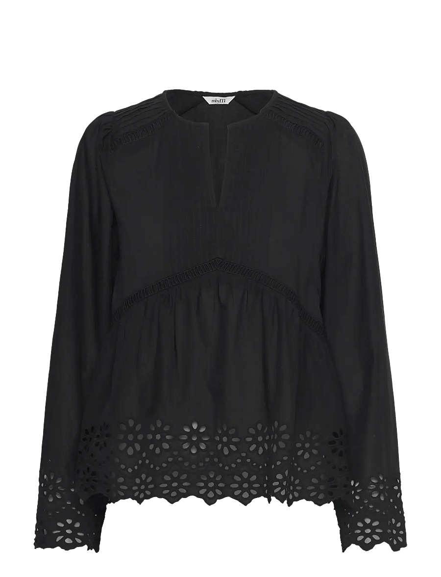 mbyM - Belizia-M - langärmelige blusen - black - 1